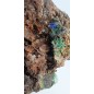Azuromalahite Complex in Ankeritiated Calcite