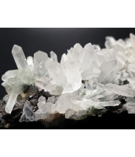 Quartz complex with Chlorite and Sfalerite