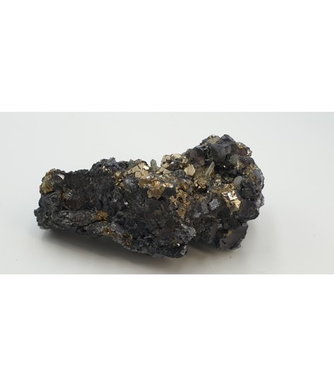 Galenite complex with Sidiropyrite and Quartz with Chlorite