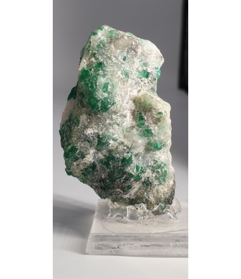 Emerald crystals in parent rock