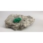 Emerald crystal in a parent rock