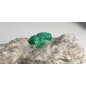 Emerald crystal in a parent rock