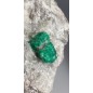 Emerald crystal in a parent rock
