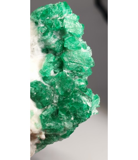 Emerald crystals in parent rock