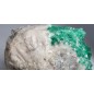 Emerald crystals in parent rock