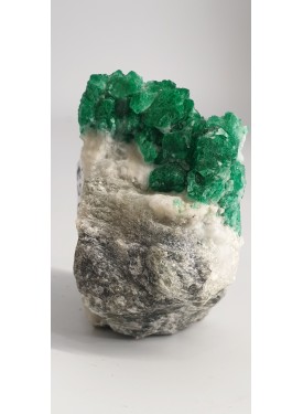 Emerald crystals in parent...