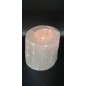 Candlestick for tease by Selenite Satin Spar