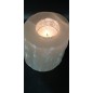 Candlestick for tease by Selenite Satin Spar