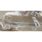 Selenite crystal with Leimonite