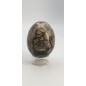 Crystal egg gray Jasper