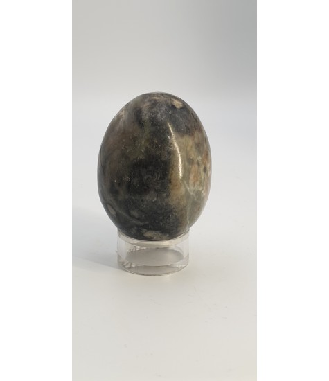Crystal egg gray Jasper