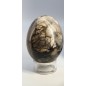 Crystal egg gray Jasper