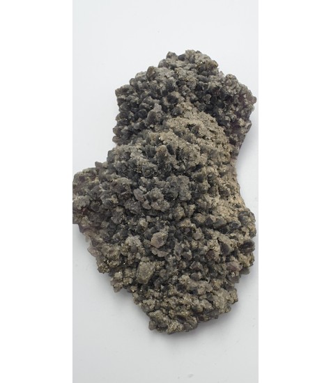 Amethyst complex with Sidiropyrite