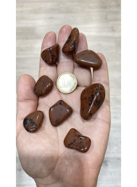 Βότσαλα Οψιδιανού ερυθρού (mahogany)