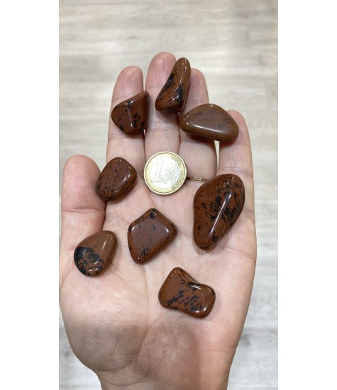 Βότσαλα Οψιδιανού ερυθρού (mahogany)