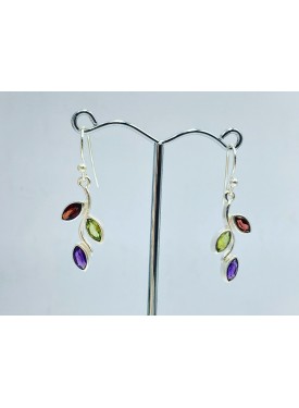 Silver 925 Earrings with...
