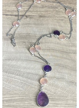 Silver (925) long necklace...