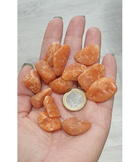 Βότσαλα Ασβεστίτη πορτοκαλί