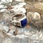 Ασημένιο 925 ανδρικό δαχτυλίδι με Λάπις Λάζουλι.