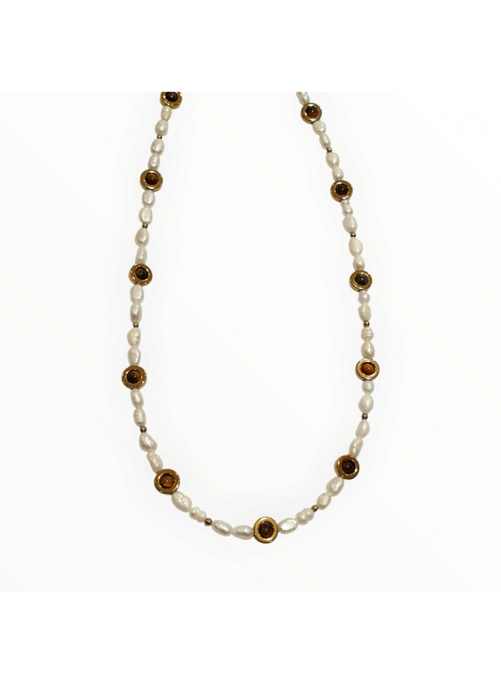 Μαργαριταρια, αιματιτες και Μάτι τίγρης.