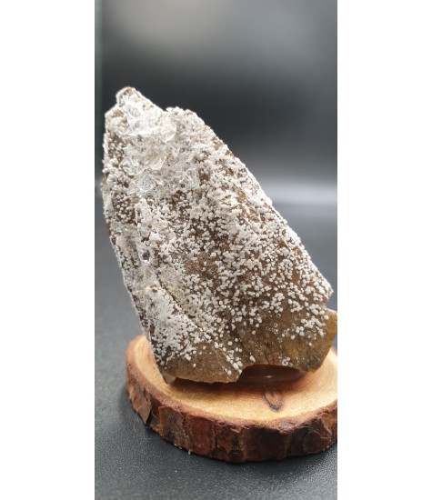 Crystal of Ankeritiated Calcite with Aragonite