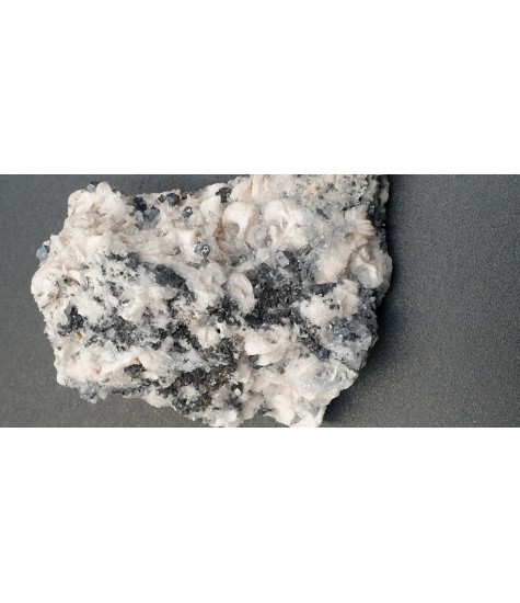 Calcite complex with Quartz, Galenite and Iron Pyrite complex
