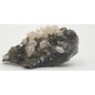 Calcite complex with Quartz and Galenite