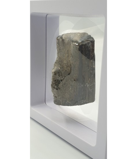 Crystal gem brown Tourmaline (Drabite) in a case