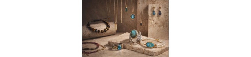 Κοσμήματα με Φυσικούς Κρυστάλλους & Ημιπολύτιμους Λίθους | Iaspis TC