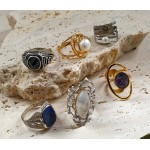 Ασημένια Δαχτυλίδια με Κρυστάλλους για Γυναίκες & Άνδρες